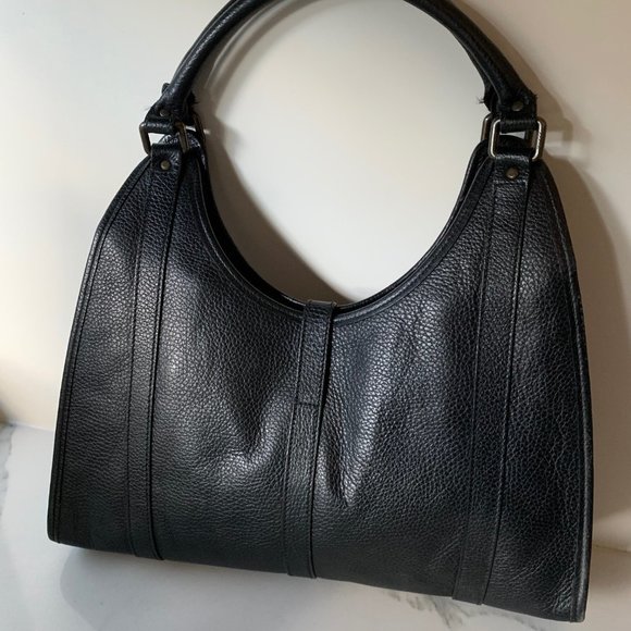 Gucci Black Pebbled Leather Shoulder Bag - Picture 7 of 11